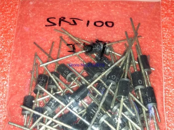 

100pcs/lot SR5100 5A/100V DO-27 SB5100 come into the schottky diode good quality In Stock