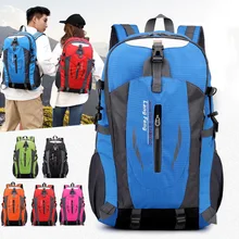 40l sacos de viagem esportes ao ar livre montanhismo mochila acampamento caminhadas trekking viagem à prova dwaterproof água da bicicleta sacos ombro(China)