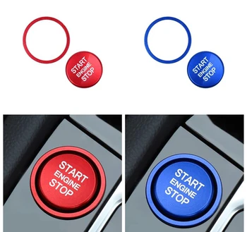 

20 Set Aluminum Alloy Start Stop Engine Button Cover Trim Start Engine Button Frame Ring for VW 2017~2019 Magotan B8L Passat CC