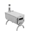 3F UL GEAR Ultralight Titanium Alloy & 304 Stainless Wood Stove Multipurpose Camping Tent Heating Stove Outdoor Survival 1