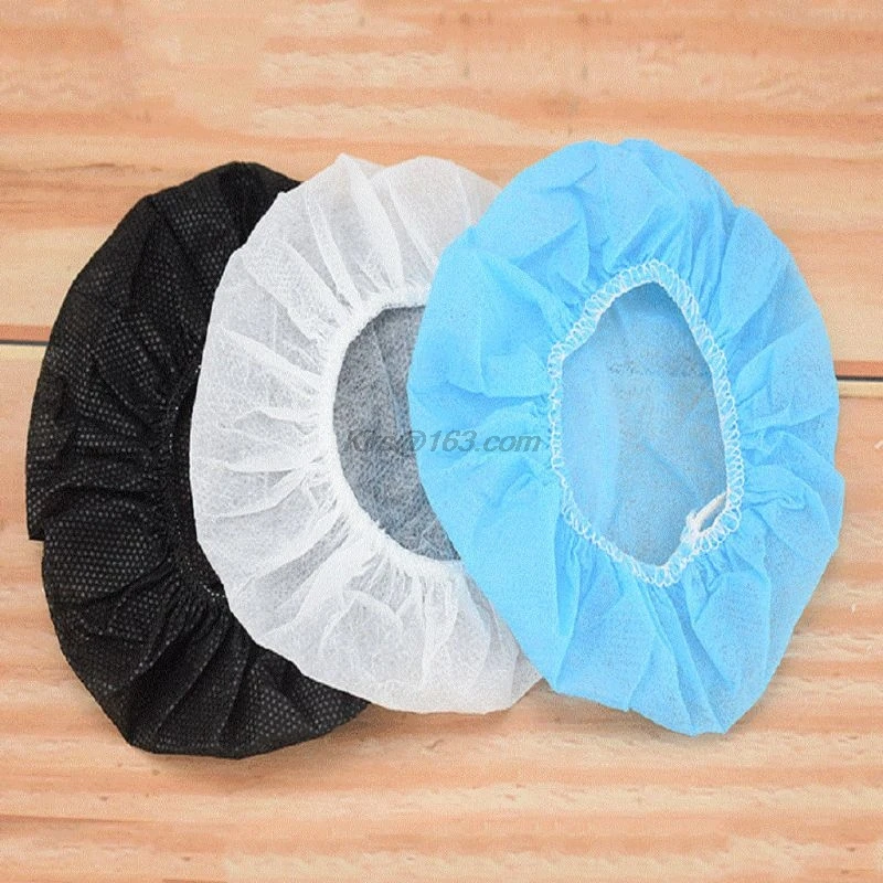 

100Pcs/Bag Disposable Headphone Cover Nonwoven Earmuff Cushion 10-12CM Headset disposable headphone ear covers