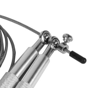 

3 Meters Bearing Skipping Rope Fitness Training Professional Jumping Rope Double Shaking Game Metal Aluminum Handle