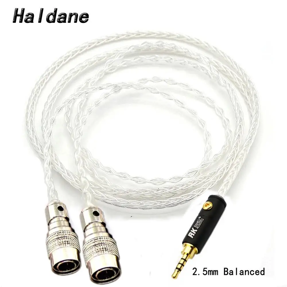 Haldane 2 5 3 5 4 4 6 35mm 4pin XLR Balanced Headphone Upgrade Cable for Mr Speakers Ether Alpha Dog Prime