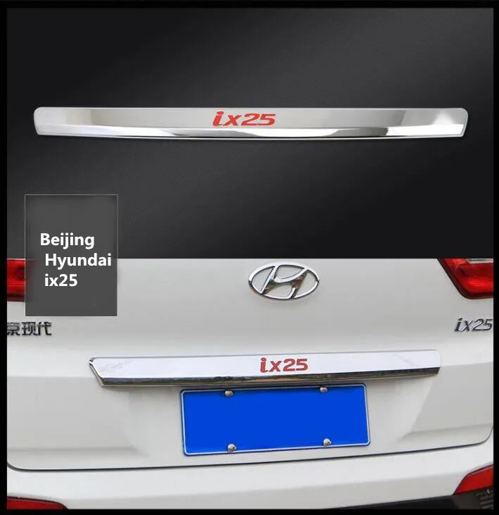 Применяются только для(Левый руль) Пекин hyundai ix25 ремонт задней отделки полосы, задняя дверь блесток, багажник внешней отделки полосы