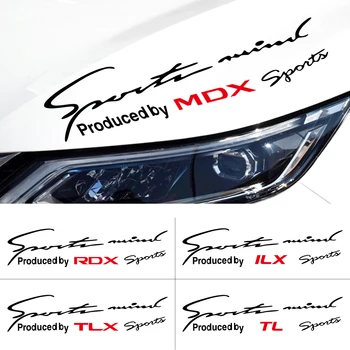 

1PCS Auto Headlight Eyebrows Decoration Decal for Acura MDX ILX RDX TLX TL RL Styling Accessories Car Light Eyebrows Sticker