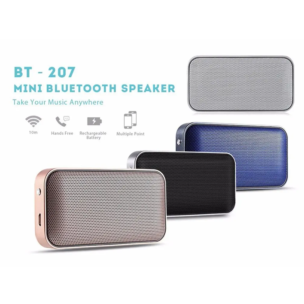 Wireless Mini Portable Bluetooth Speakers Rechargeable Battery Handsfree Call Super Bass Loudspeaker Subwoofer