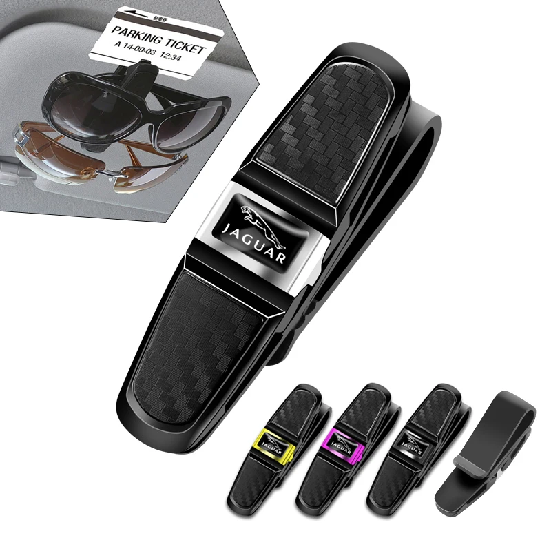 1Pcs ABS Car Sun Visor Glasses Sunglasses Clip Ticket Card Holder For