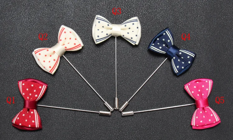 I Remiel новые корейские красивые галстуки булавки и броши с бантиком мужская