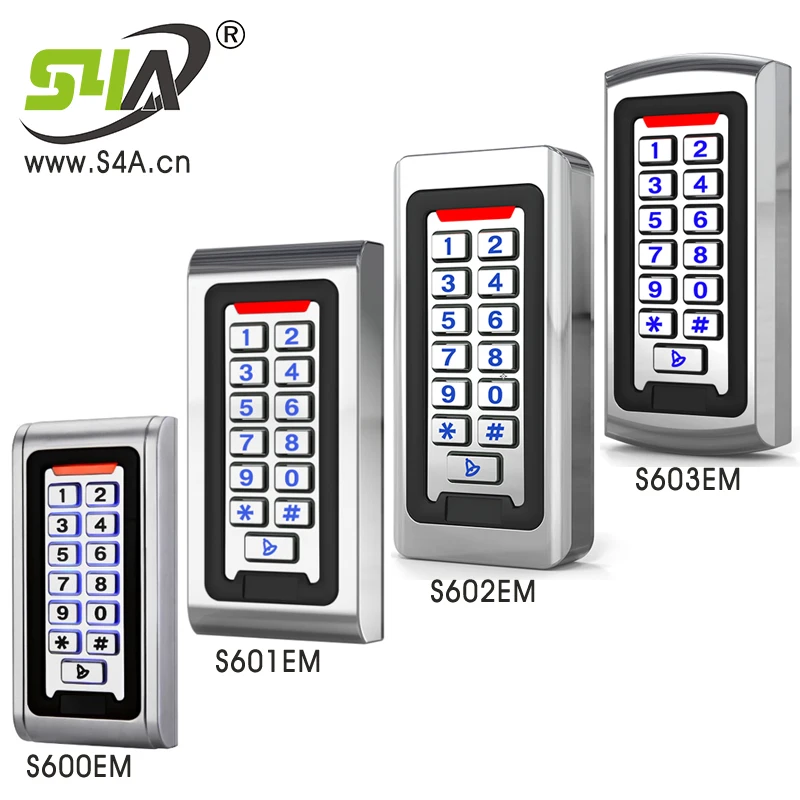 Водонепроницаемая автономная металлическая клавиатура доступа RFID IP68|Наборы для