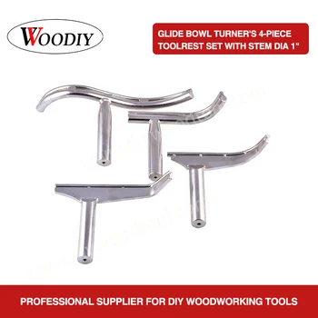 

WOODIY Lathe Tool Rest set for Wood Lathe Curved Woodturning Tools Woodworking special-shaped lathe tool