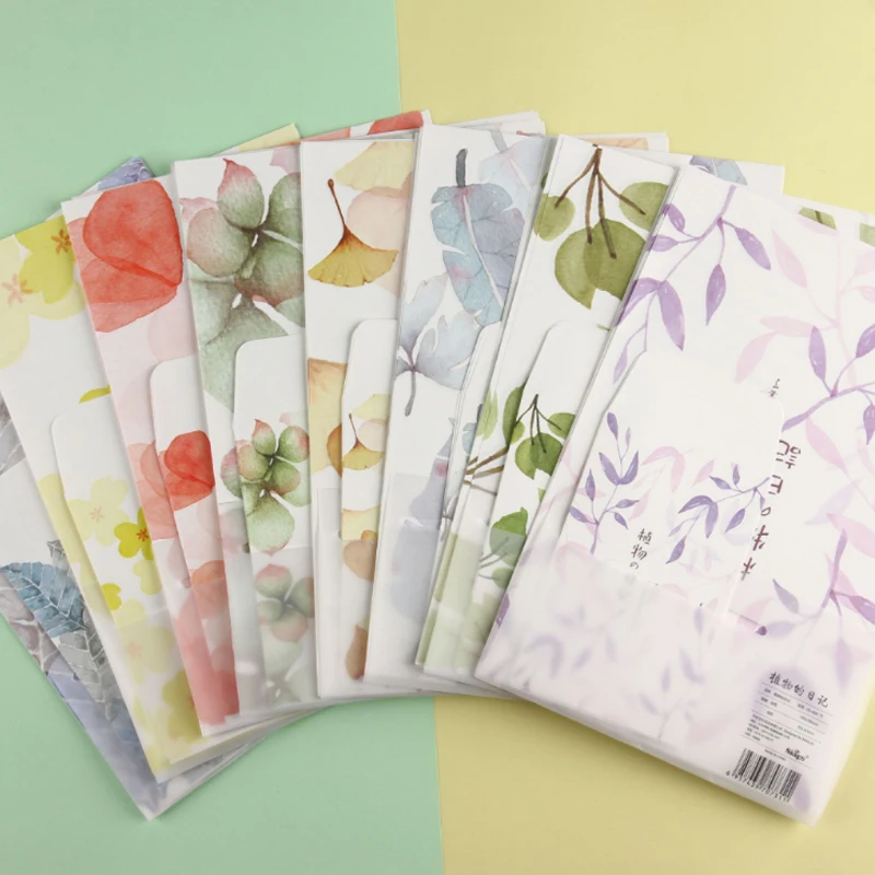10packs Wedding invitation envelopes Flower Pattern A4 Letter Paper Party School Supplies 3pcs envelopes with 6pcs letter paper