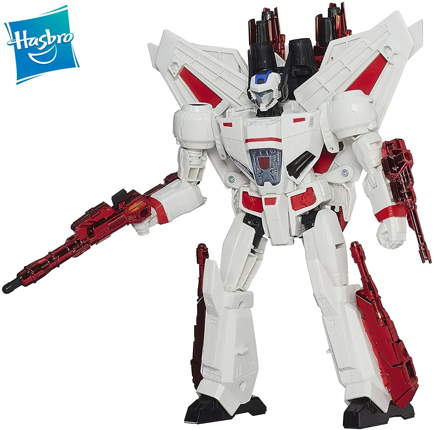 Hasbro Transformers 30th Anniversary Generations Leader Class Jetfire Bolide Action Figure Robot Model Toy 25cm afbeelding