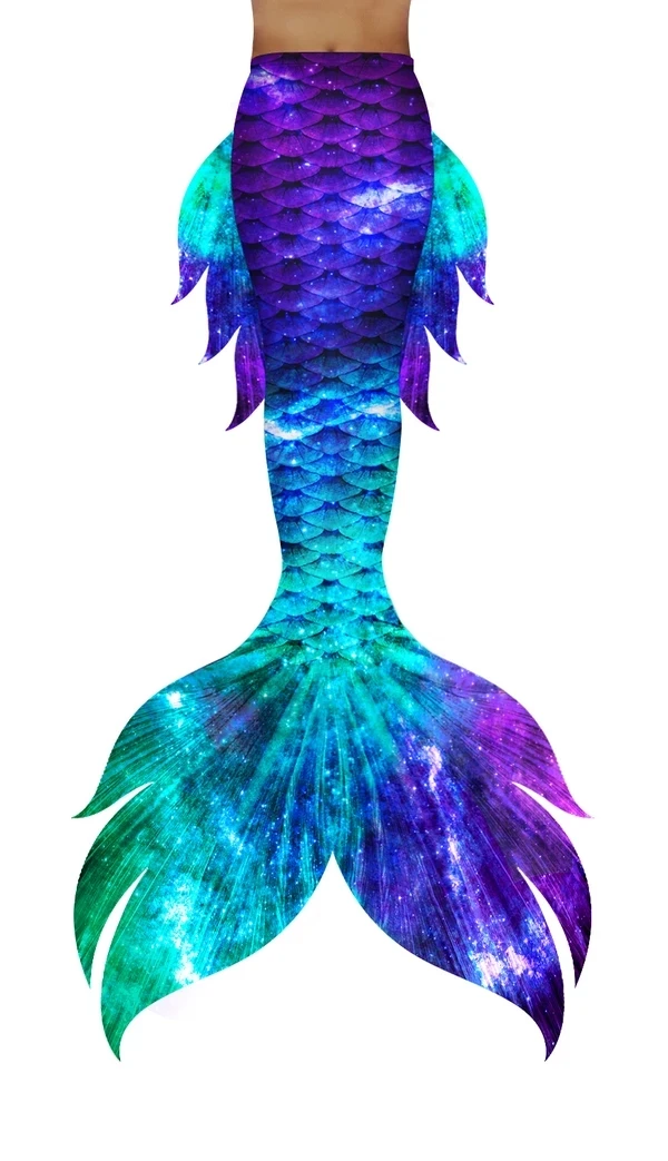 Mermaid Tail Swimable Mermaid Tails Without Monofin for Swimming Beach Artifact Halloween Cosplay Costume Christmas Gift