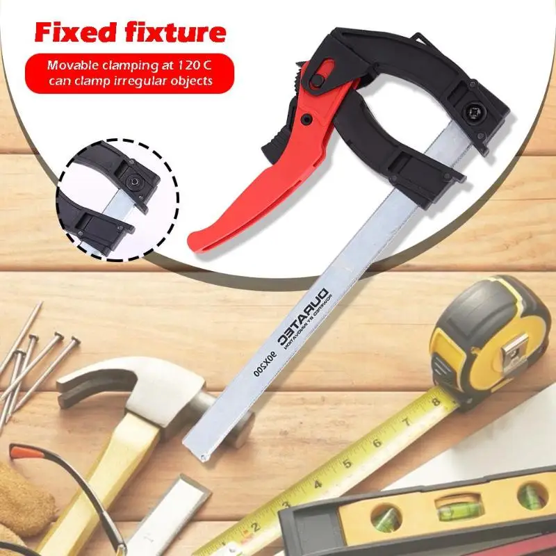 

DURATEC Ratchet F Clamp Woodworking Clamp Quick Grip F Style Bar Wood Clip