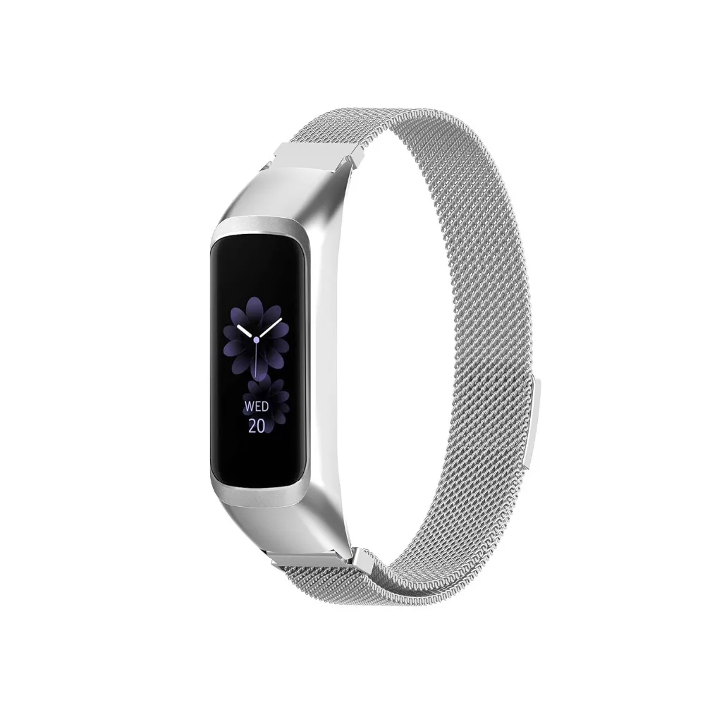 Ремешок для часов samsung Galaxy fit e SM-R375 из нержавеющей стали с металлическим ремешком для Galaxy fit e SM R375