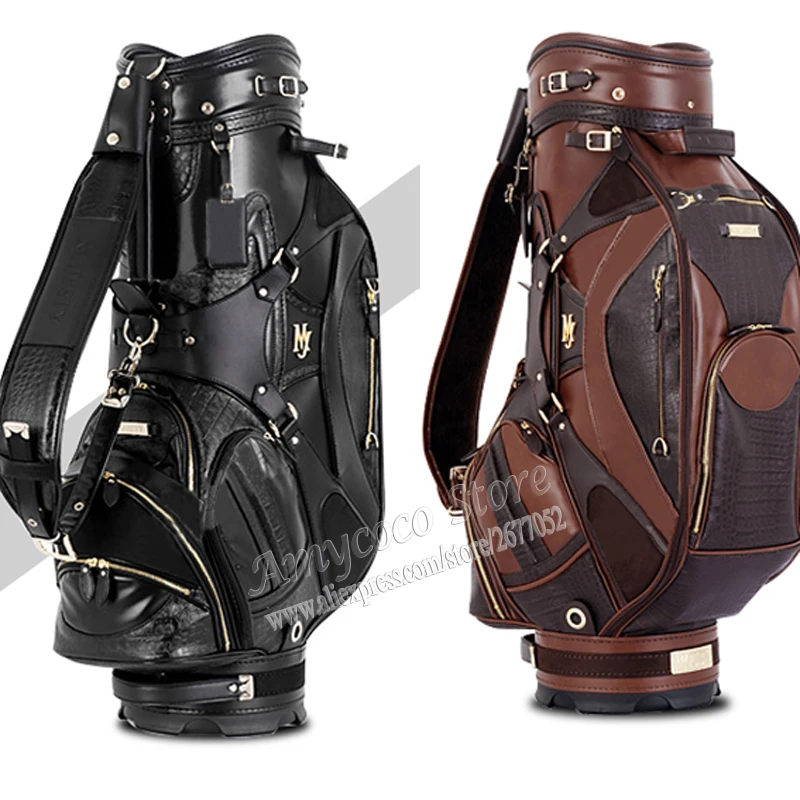 Новинка, сумка для гольфа Maruma Majesty, стандартная сумка для гольфа на выбор, 10 дюймов, черный или коричневый цвет, сумка для гольфа Cooyute