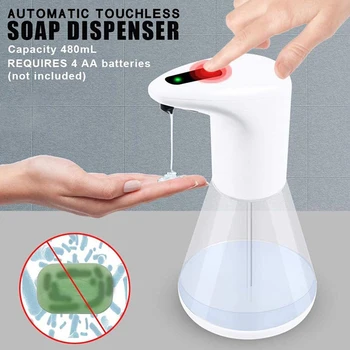 

Touchless Infrared Sensor Automatic Soap Dispenser Smart Induction with LED Indicator for Bathroom DEC889