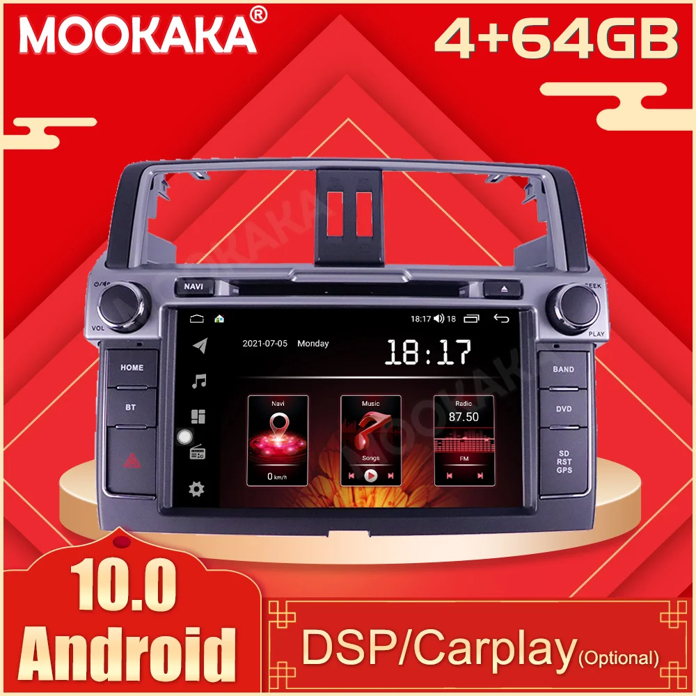 

Wireless Carplay 6G+128G For Overbearing 2014-2017 Car GPS Navigation Auto Headunit Multimedia Player Radio Tape Recorder Stereo