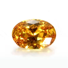 KiWarm yeni şık 10x14mm isıtılmamış mücevher sarı safir Oval şekil AAA doğal gevşek taş elmas DIY takı dekoratif el sanatları