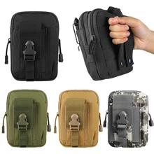 600D Тактический Molle Чехол Открытый поясной ремень сумка утилита Чехол для Телефона Водонепроницаемый Фонарик Держатель для охоты кемпинга