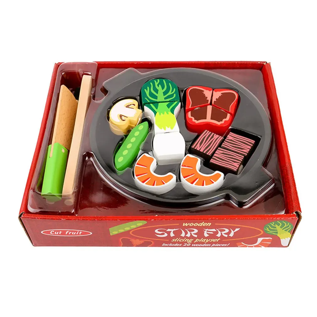 

Early Education Puzzle Teaching Aids Cut Music Toys Wooden Casserole Cooking Toys Children'S Kitchenware