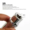 1Pcs 3/8”Drive 6-Point Deep socket head 10mm Hole Hex Extension Sleeve Head 8/9/10/11/12/13/14/15/16/17/18/19/20/21/22/23/24mm 5