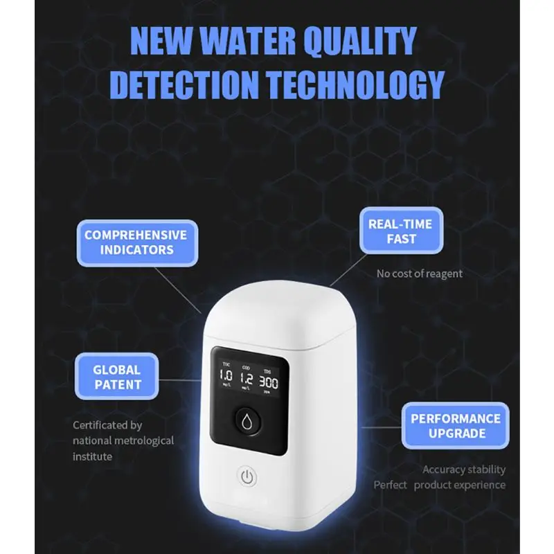Датчик качества воды TDS/TOC/COD тест ing питьевой воды бактерии тест инструмент 831F
