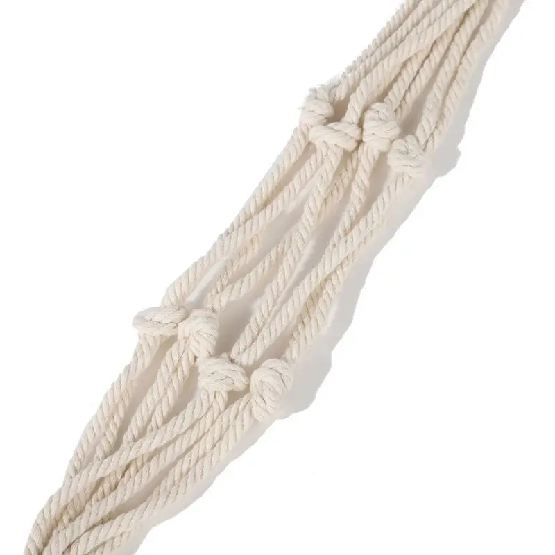 Ручной Тканый Хлопковый Канат вешалка для растений натуральный цветочный горшок