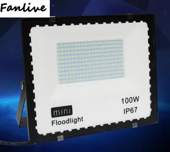 

10pcs Mini Led Flood Light 85-265V 100W Outdoor Floodlight Spotlight IP65 Waterproof LED Street Lamp Landscape Lighting