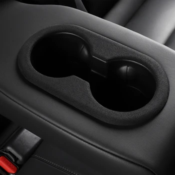 

Car Interior Reading Light Frame Cover Water Tank Decoration Sticker Alcantara Modified for Tesla Model 3 Car Accessories