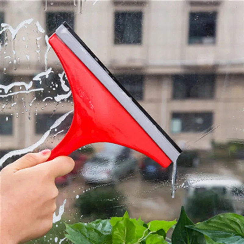 Car Silicone Water Wiper Soap Cleaner Scraper Blade Squeegee Car Vehicle Window 
