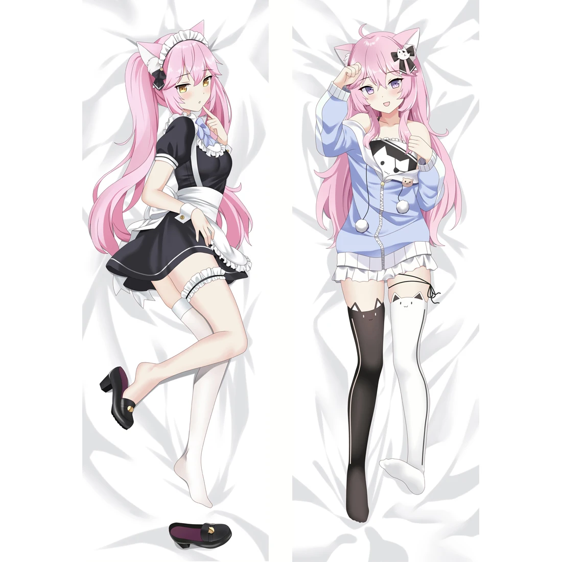 Anime Dakimakura Virtual YouTuber Nyanners Hugging Body Pillow Case Double  Side Printed Pillow Cover Pillowcase Peach Skin _ - AliExpress Mobile