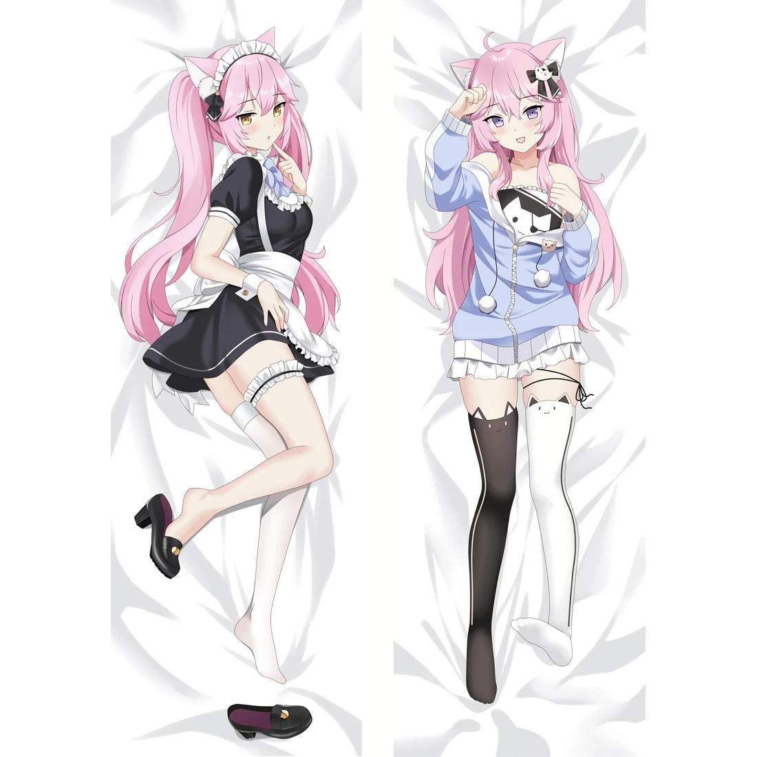 Аниме Dakimakura Virtual YouTuber Nyanners обнимающая подушка для тела чехол с двухсторонним