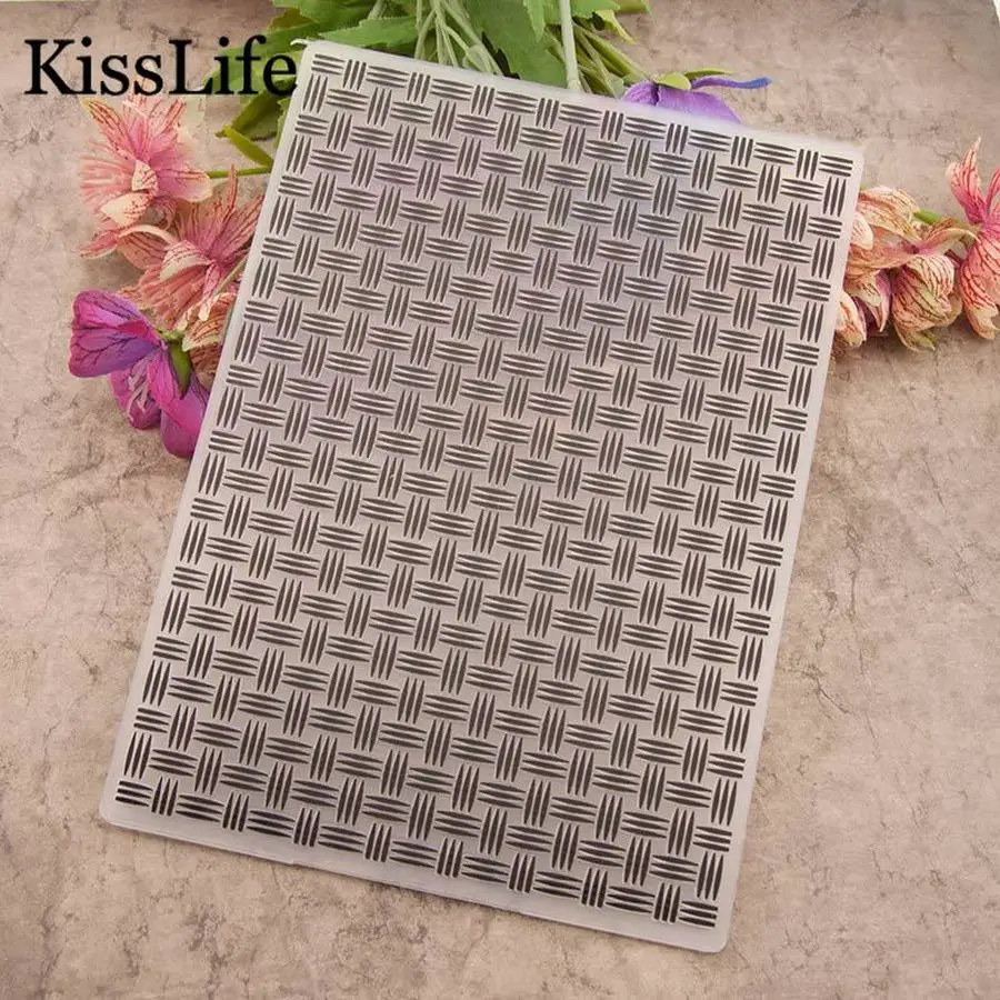 

2019 New 1 Pack Fence Plastic Template Embossing Folders for Scrapboking Card Making Christmas Thanksgiving Decors