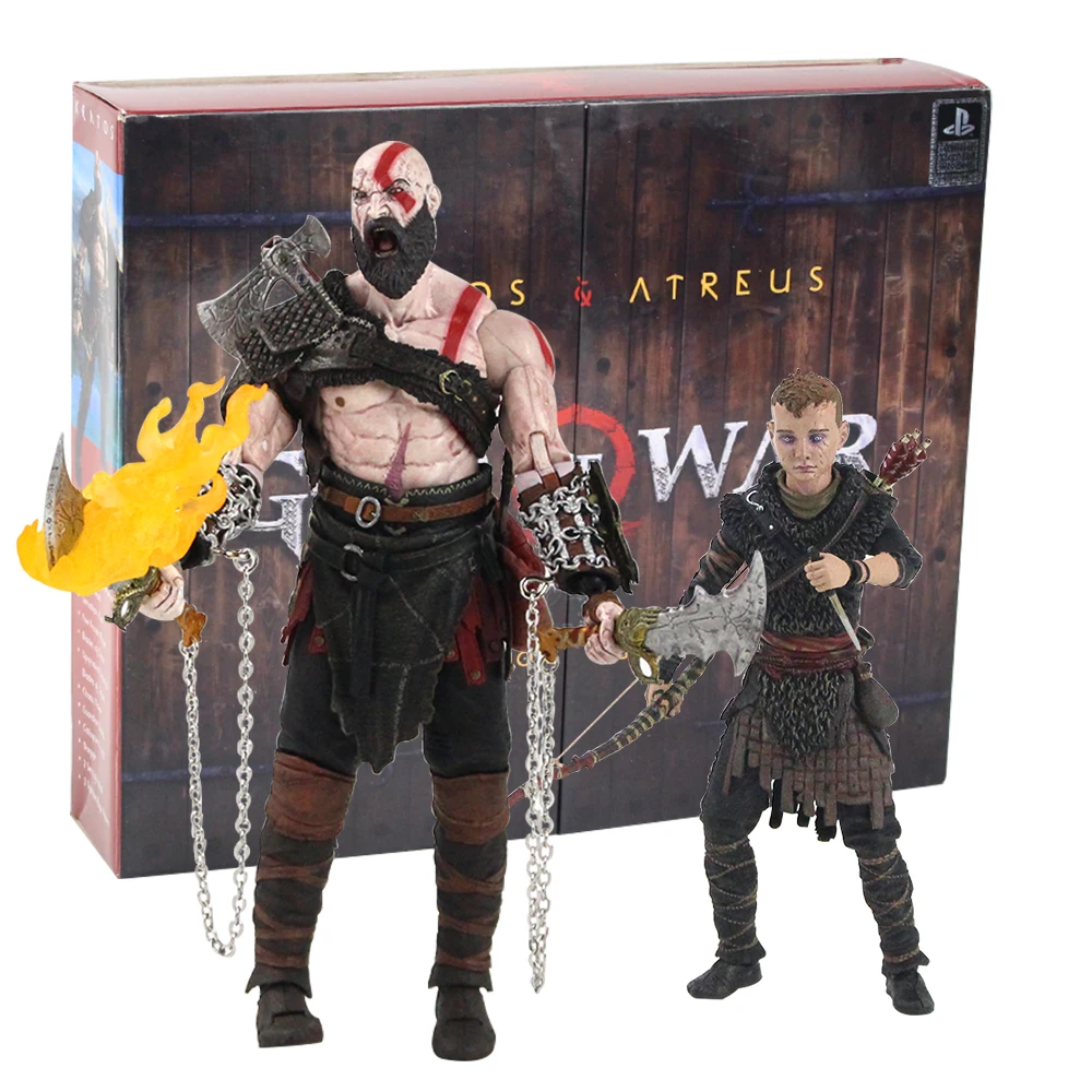 NECA God War Kratos & Atreus Ultimate Action Figure, PVC Collection