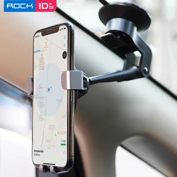 

ROCK Dashboard Gravity Car Phone Holder 360 Rotate Adjustable Stand Bracket for Mobile Phones