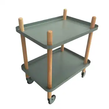 

The Nordic Shelf Trolley Home Sitting Room Tea Table Bedroom Kitchen Receive Multi-function Metal Trolley