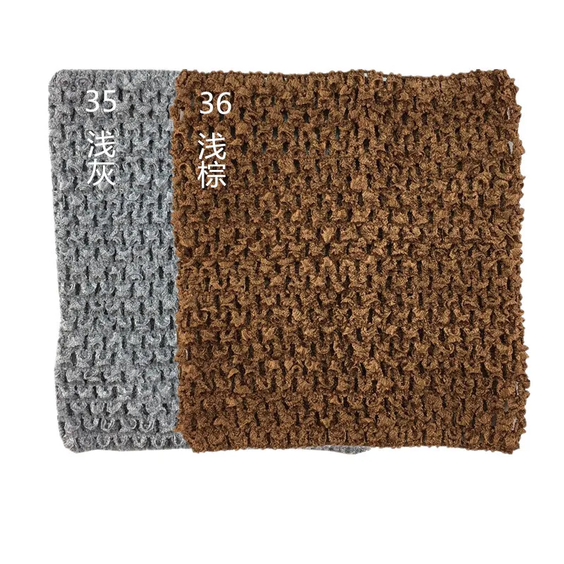 DHK 6inch 36 Colors Options 10pcs/lot Crochet wrapped chest 15x15cm Korean silk children's tube S1197