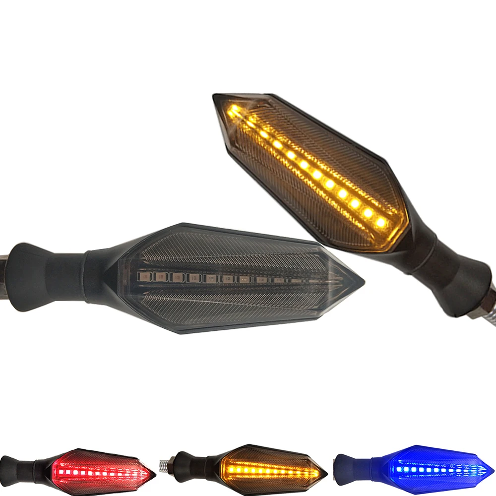 

Motorcycle LED Turn Signal Lamp Sequential Flowing Flash Indicator Lights For Suzuki rmz 250 450 drz 400 sm RMX250 RMZ250 RMZ450