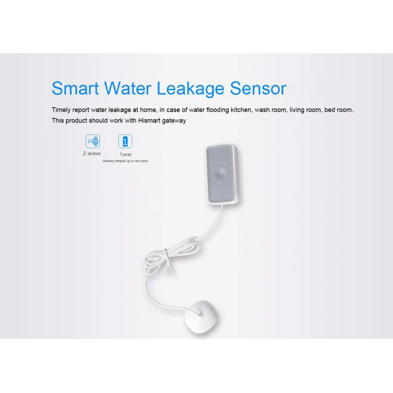 Heiman 868 МГц беспроводной детектор утечки воды Z wave совместимый с gateway|Автоматизация