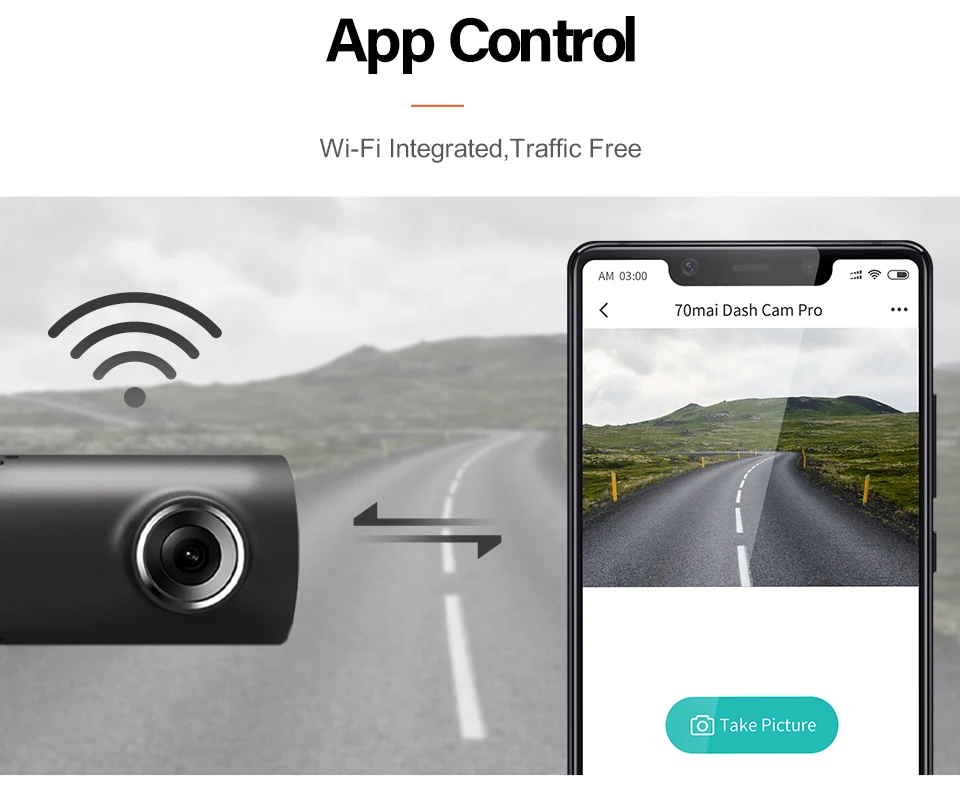 70mai Auto DashCam mit 1080P HD Nachtsicht WiFi (Versand aus Polen) Ha2206524c0204d5abd0bcc0c0b0826e1u