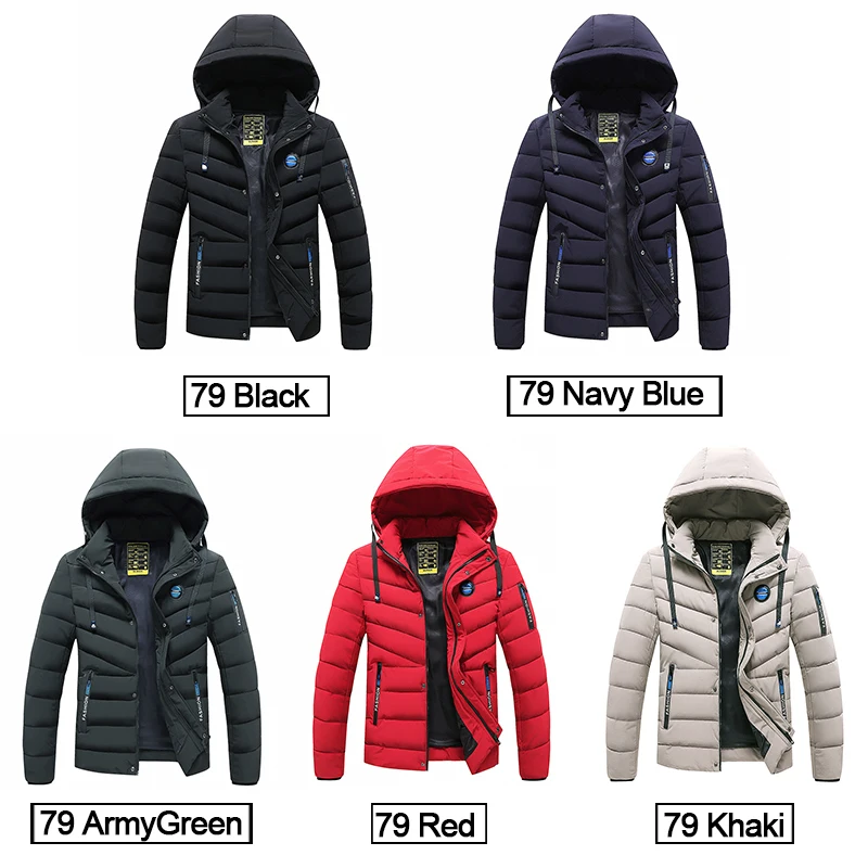 Men Winter Windproof Warm Thick Parka Coat Men Autumn Outwear Fashion Hooded Classic Casual parka coat,parkas coat
