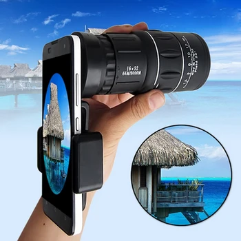 

Outdoor 20X Zoom Optical Phone Telescope Hiking Mobile Phone Optical Monocular Camera Photo Lens for iphone for Huawei