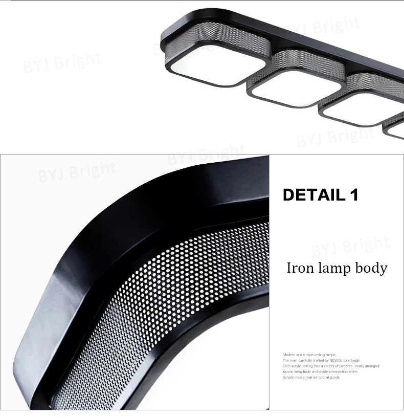 Современные светодиодные потолочные лампы для прохода коридора офиса черный/белый Железный корпус спальня потолочный светильник plafonnier светодиодный осветительный прибор
