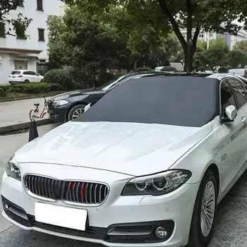 

Car Front Windshield Snow Cover Anti-Frost Cover Half Cover Car Clothing Magnetic Front Protection Cover Magnet Snow File