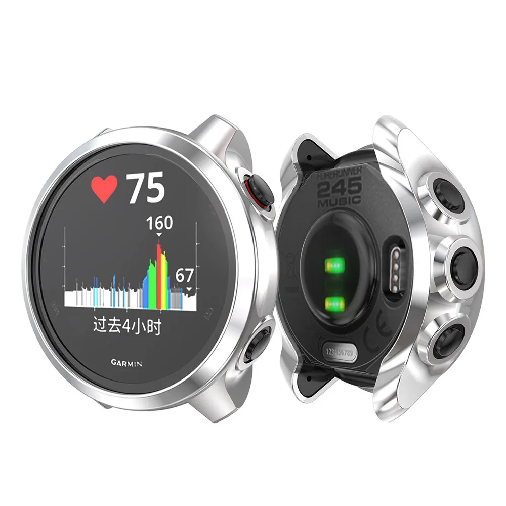 Высококачественный ТПУ протектор для часов, Сменные аксессуары для Garmin Forerunner 245, Мягкий противоударный чехол-рамка для часов, чехол-бампер