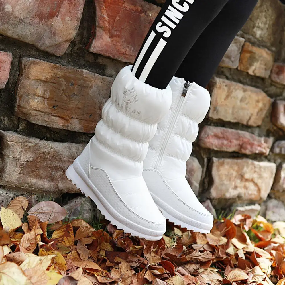 new fashion Women snow boots platform winter boots thick plush waterproof non-slip boots women winter shoes botas mujer