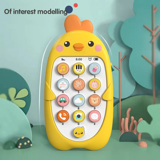 Baby Phone Toy Mobile Telephone Early Educational Learning Machine Kids Gifts Music Sound Machine Electronic Newborn Babi Toys 1