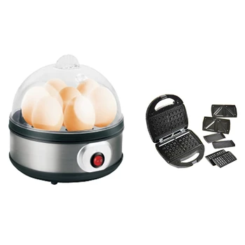 

Electric Mini Egg Deep Fill 3-In-1 Snack Maker EU Plug & Electric Egg Boiler Taste Egg Cooker 350W 220V EU Plug
