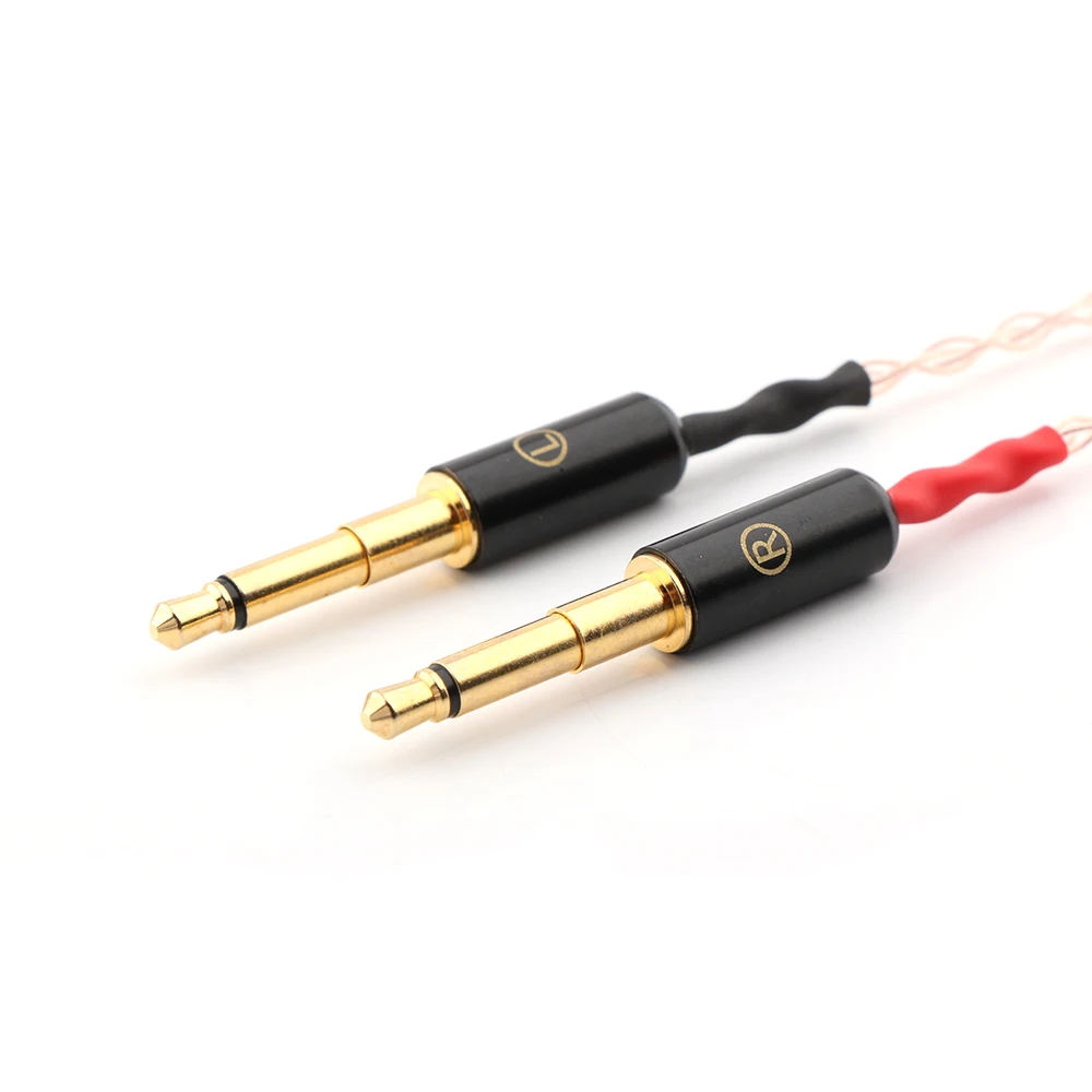 Preffair 8cores Replacement Headphones Cable Audio Upgrade Cable For Meze 99 Classics Focal Elear Headphones Pure Copper Cable
